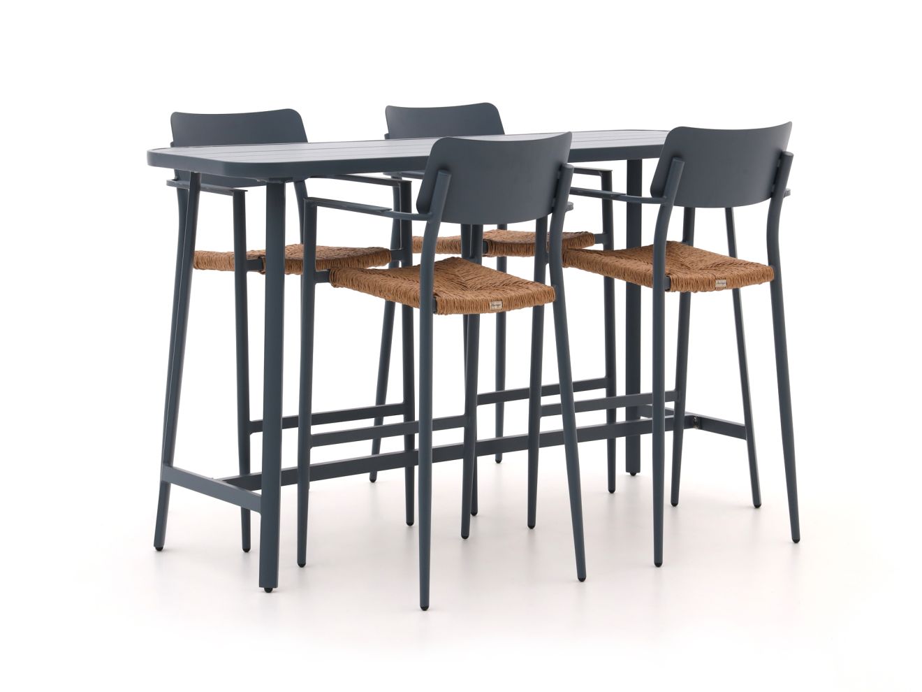 Bellagio Cino 175 cm Gartenbar-Set 5-Teilig Stapelbar günstig online kaufen