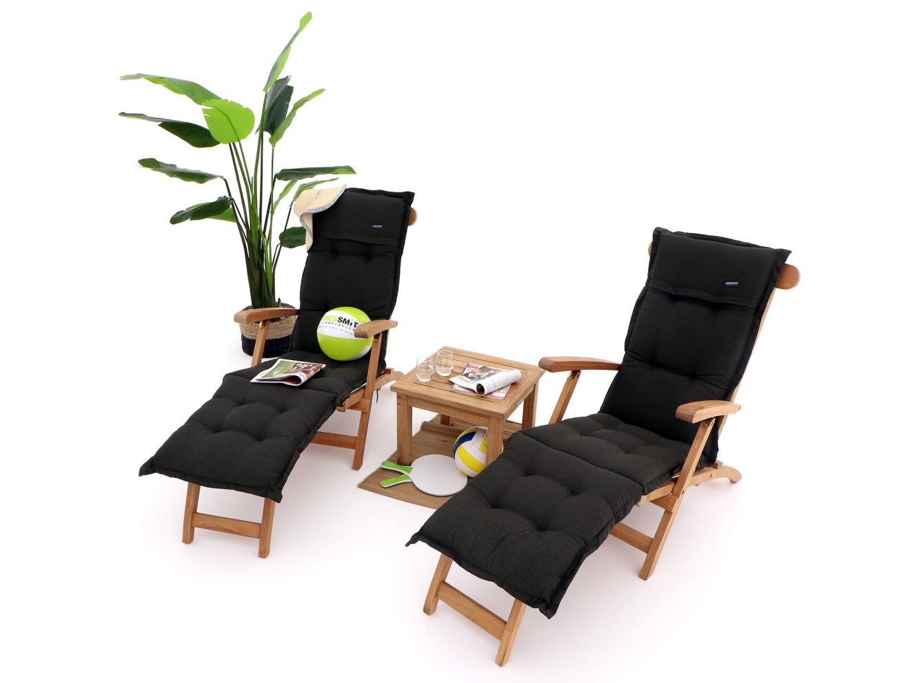 Madison Deckchairauflage 200x50 cm Rabat...