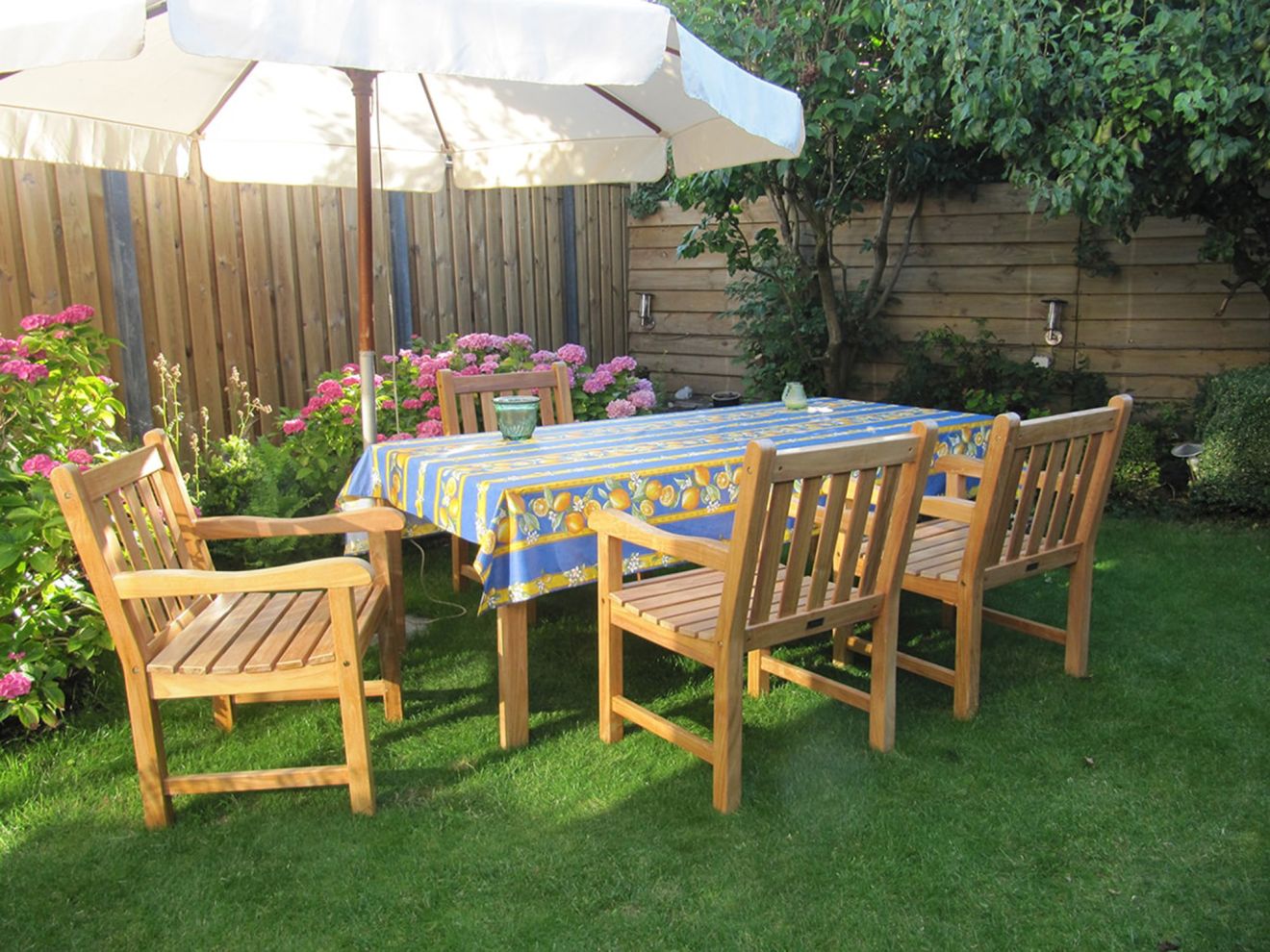 Sunyard Wales/Liverpool 160 cm Gartenmöbel-Set 5-teilig Braun  Rabatt: 32 %