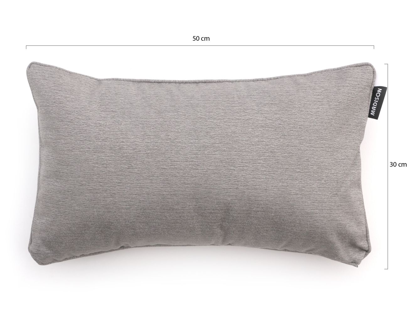 Madison Lendekissen 50x30 cm Grau 50x30cm
