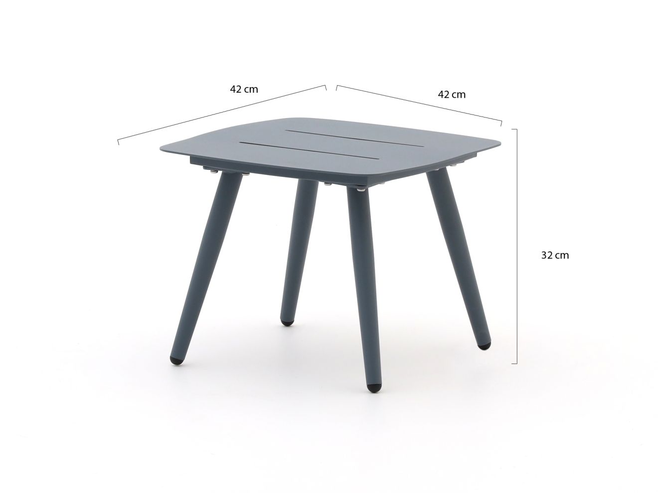 Bellagio Cino Balkonmöbel-Set 4-teilig stapelbar Blau  Rabatt: 19 %