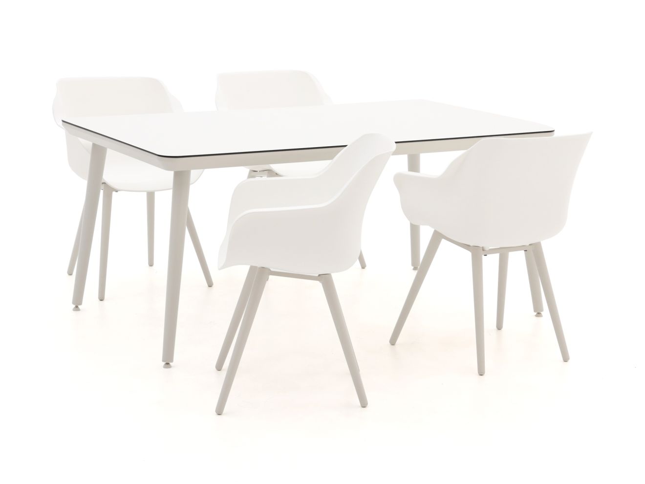 Hartman Sophie Studio 170 cm Gartenmöbel-Set 5-teilig Weiß  Rabatt: 37 %