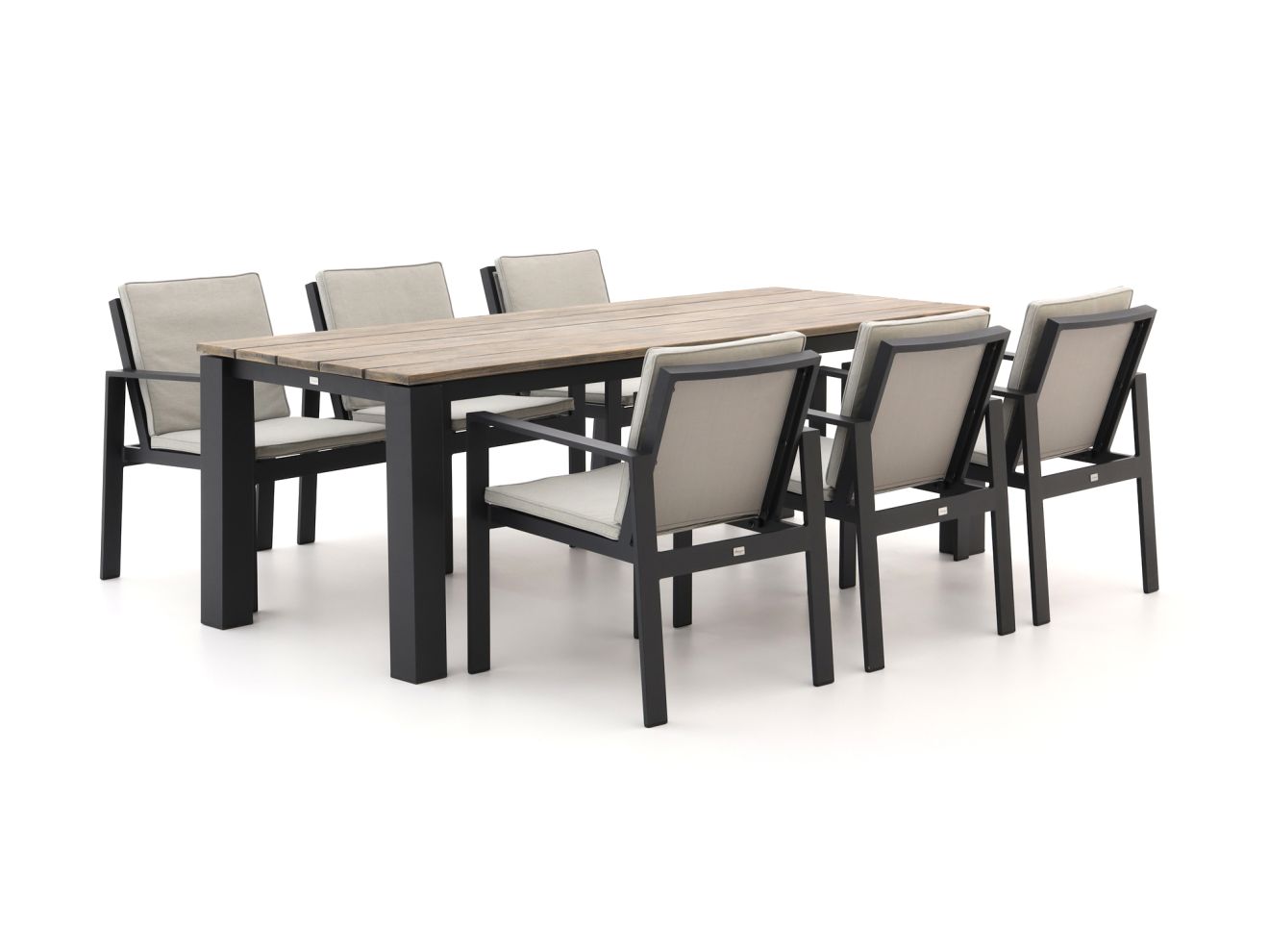 Bellagio Vezzano/Lagundo 230 cm Gartenmöbel-Set 7-teilig Grau  Rabatt: 25 %