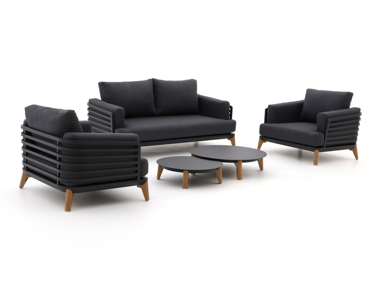 Bellagio Esenta Sessel-Sofa Lounge-Set 5-teilig Grau 0x0cm Rabatt: 18 %