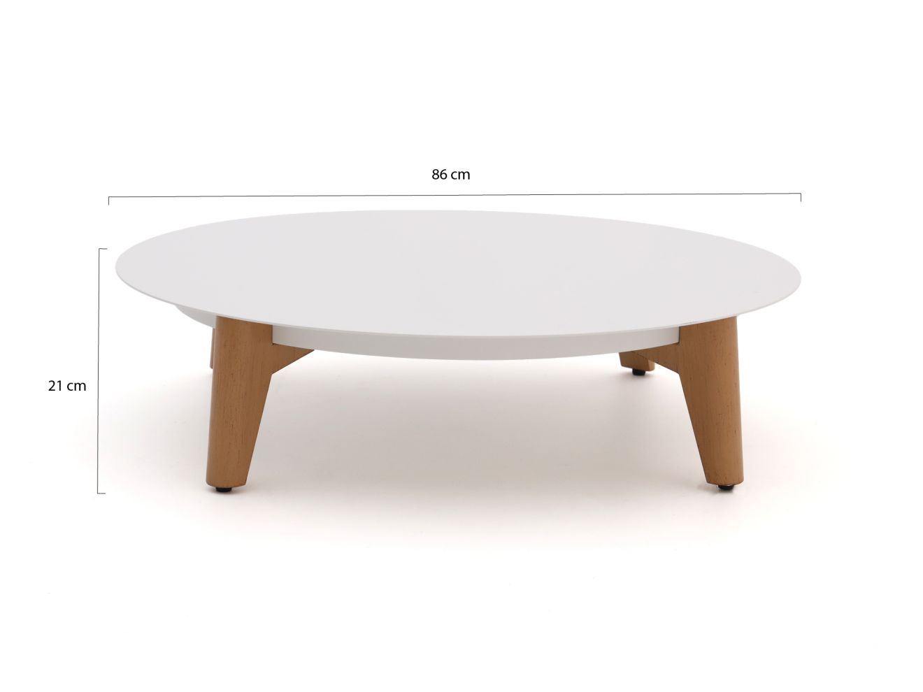 Bellagio Esenta Loungetisch ø86 (h:21 cm)/ø 68 (h:19 cm) günstig online kaufen