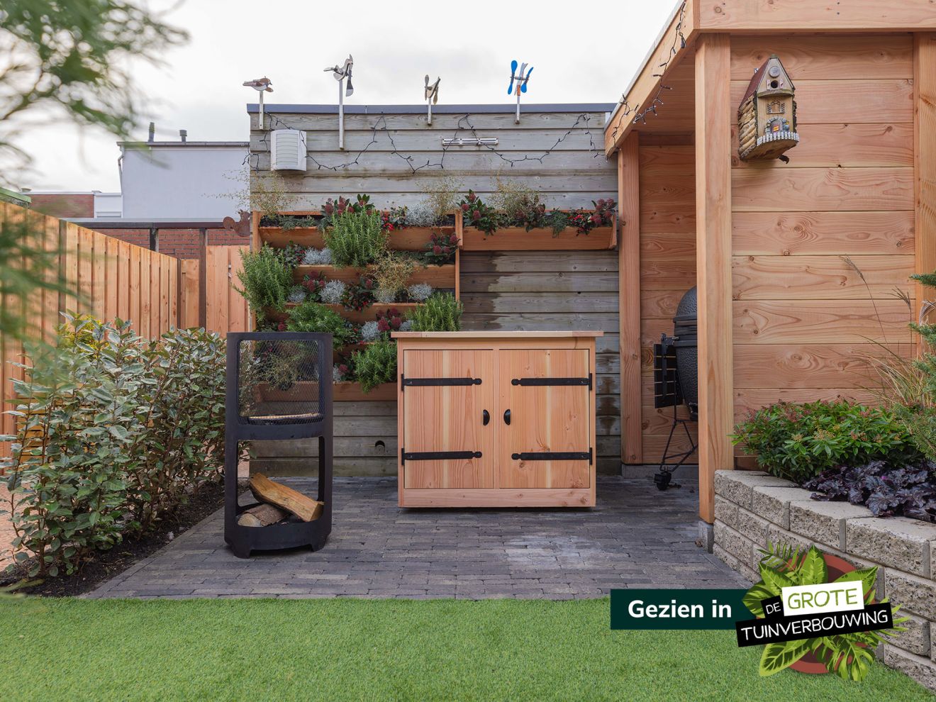 RedFire Buffalo Feuerkorb ø 43 cm Grau 43cm