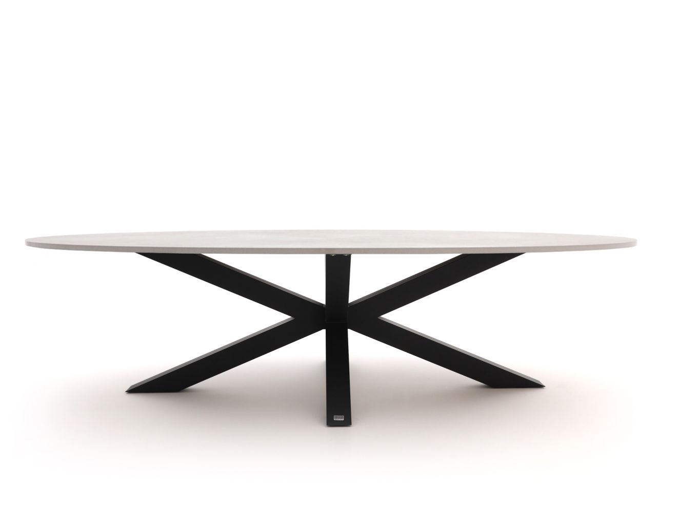 Bellagio Induno Ellips Low Dining Gartentisch 240x120 cm Grau  Rabatt: 19 %