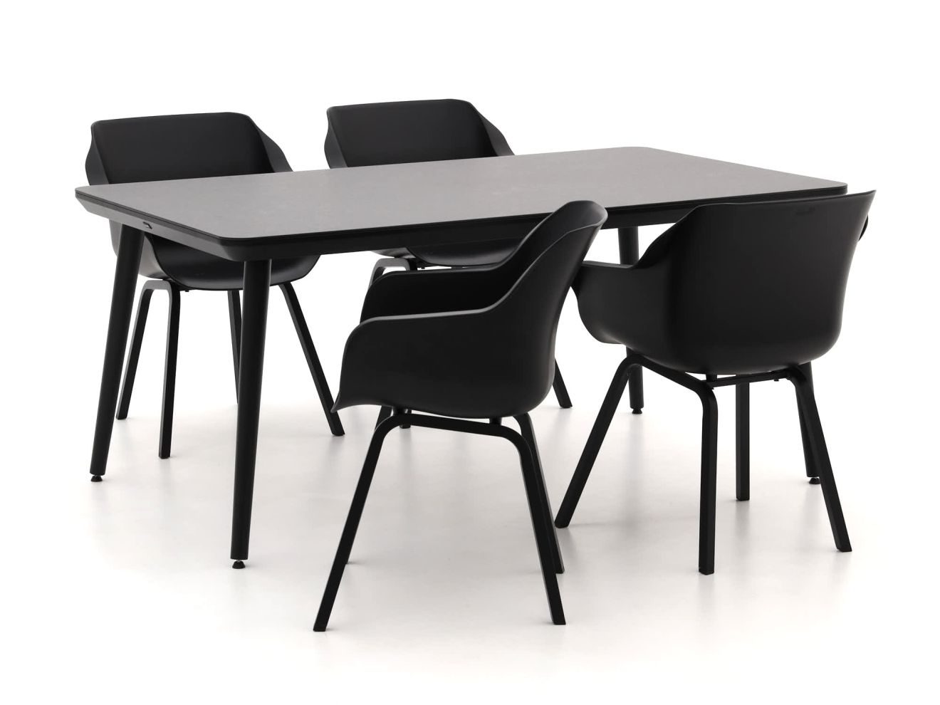 Hartman Sophie Element/Studio 170 cm Gartenmöbel-Set 5-teilig Schwarz  Rabatt: 18 %