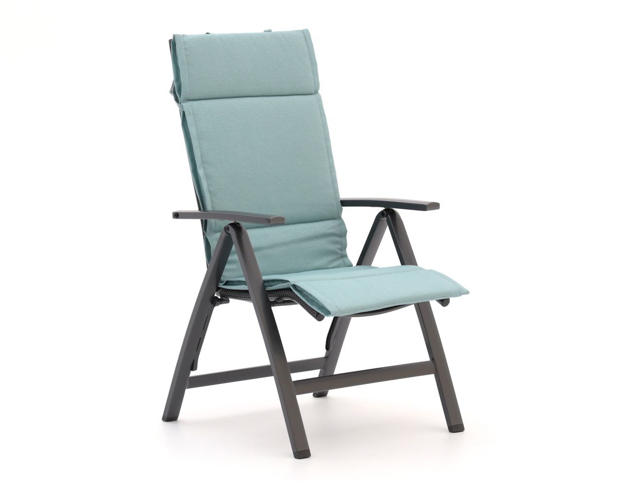 Madison Auflage Hochlehner dünn 125x50  cm Blau 125x50cm