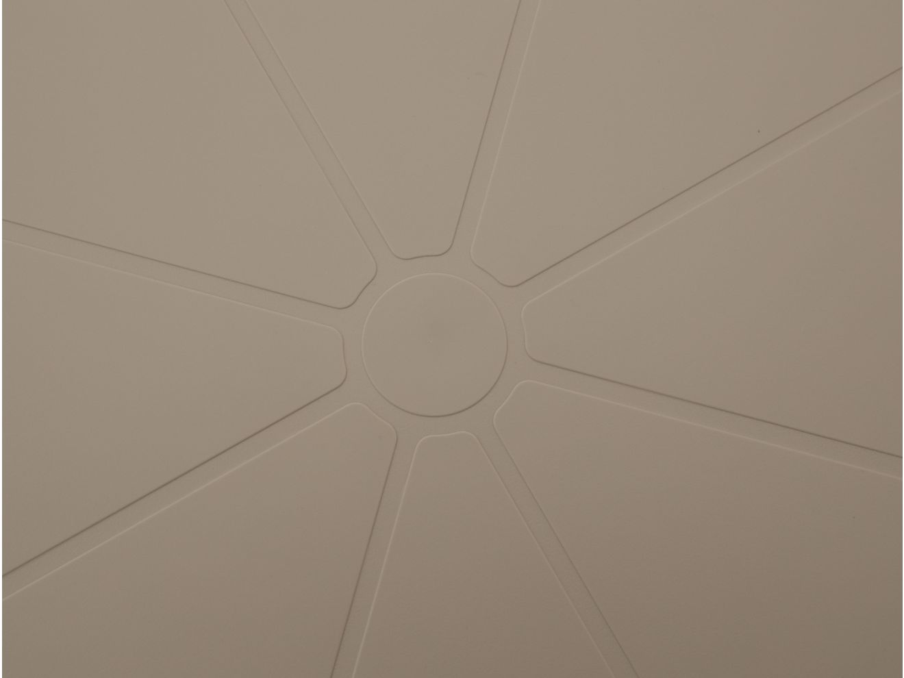 Forza Rieti Gartentisch ø 60 cm (h:76 cm) Taupe 76cm