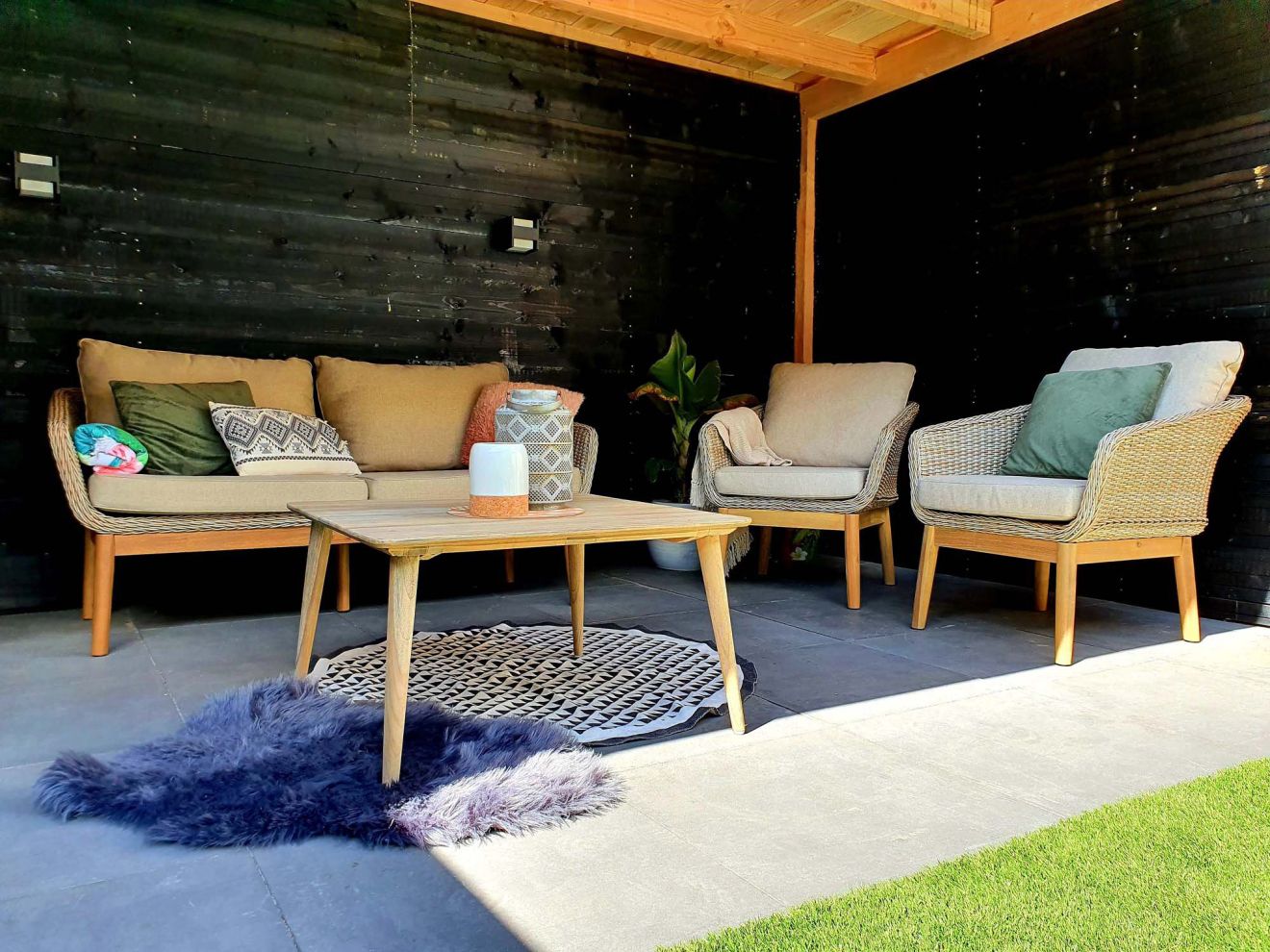 Intenso Borgetto Gartensofa 165 cm Rabat...