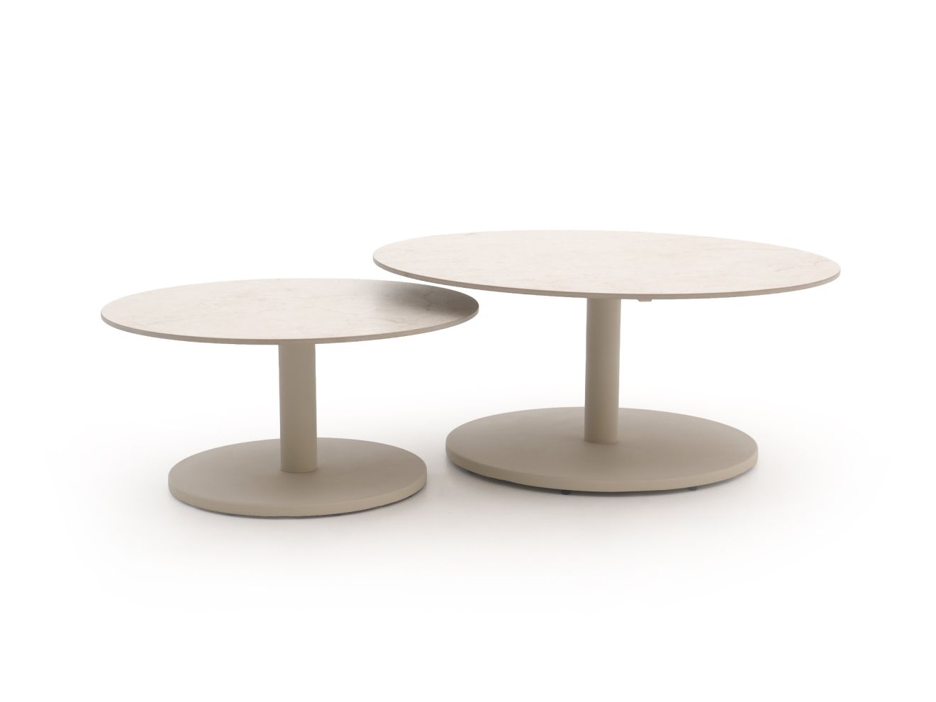 Manifesto Monticano Loungetisch-Set 2-teilig Taupe