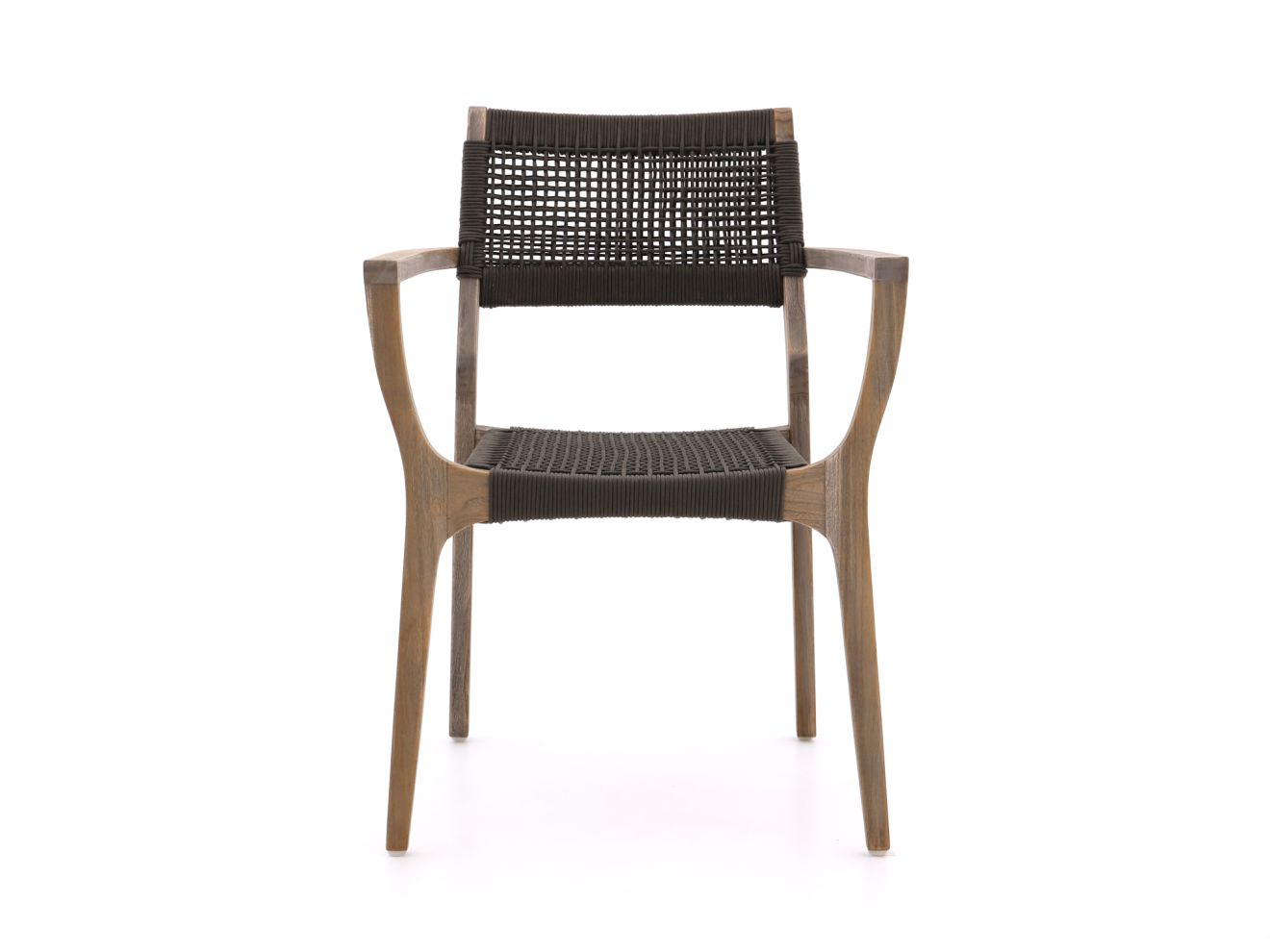 ROUGH-L Rope Gartenstuhl stapelbar Braun  Rabatt: 19 %