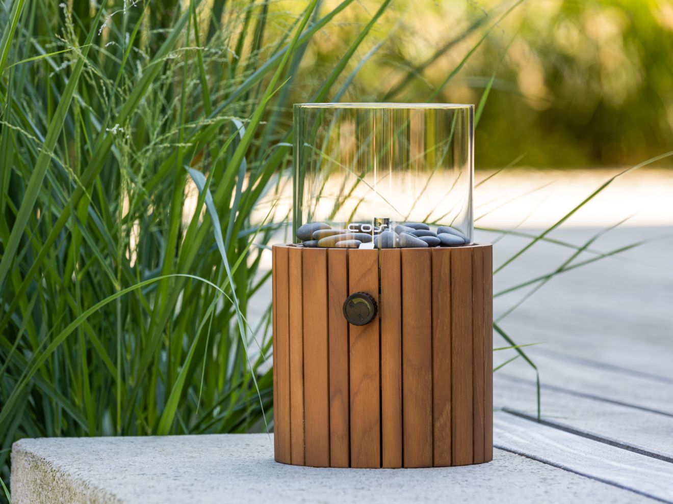 Cosiscoop Timber round Tischkamin (ø 18 cm, h: 30 cm) Braun 18cm Rabatt: 22 %