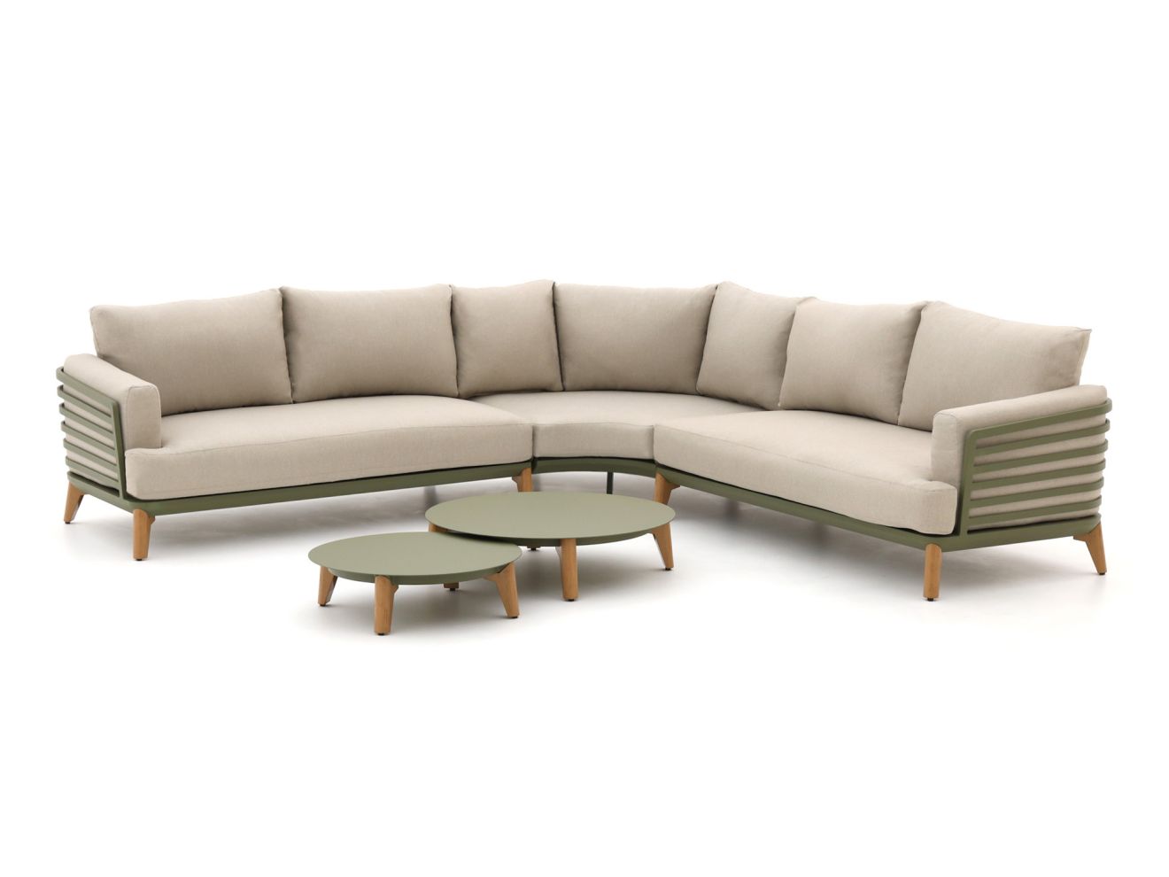 Bellagio Esenta Ecklounge-Set 5-teilig Grün 277x277cm Rabatt: 20 %