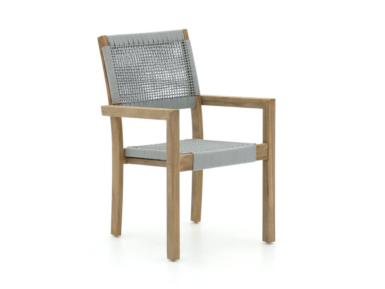 ROUGH-Batang Rope/ROUGH-X 200cm dining tuinset 5-delig stapelbaar Grau 200cm Rabatt: 24 %