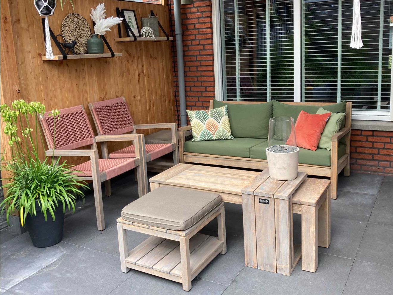 ROUGH-X Picknickbank 120x42x45 cm Braun 120x42x45cm Rabatt: 20 %