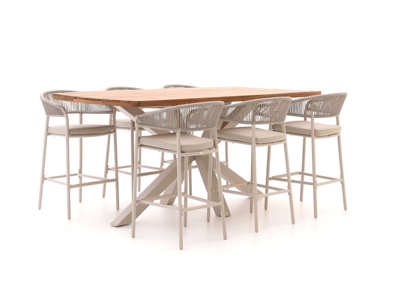 Bellagio Nova Siri/Induno Dänisch oval 220cm Gartenbar 7-Teilig günstig online kaufen