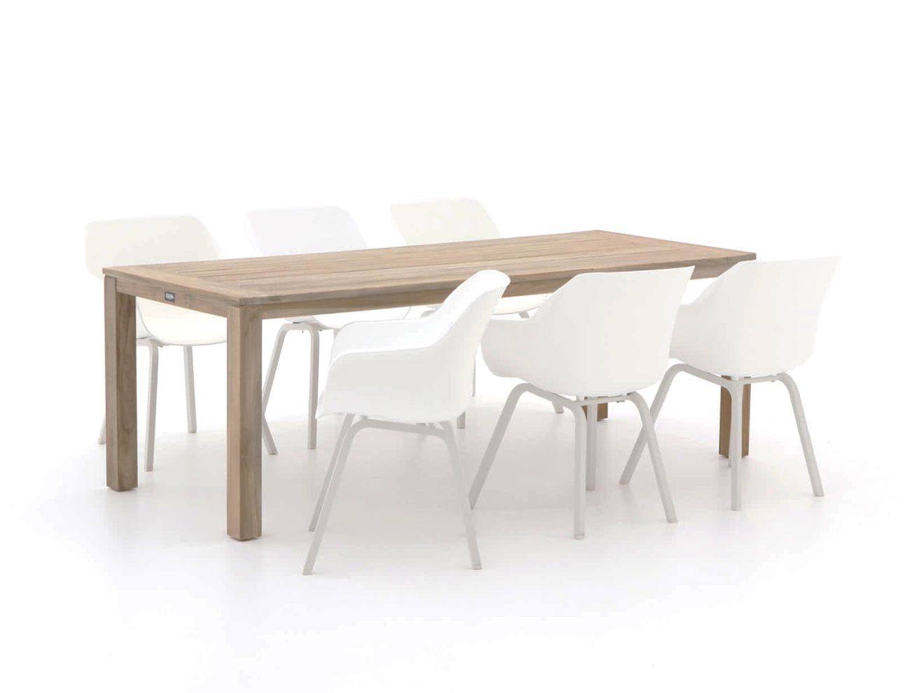 Hartman Sophie Element/ROUGH-S 220 cm Gartenmöbel-Set 7-teilig Braun  Rabatt: 28 %