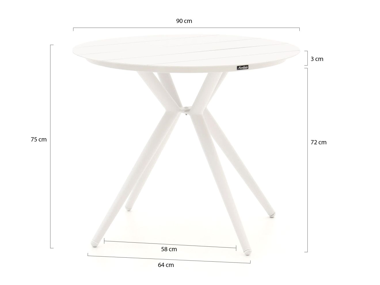 Manifesto Veruno/Sora ø 90 cm Gartenmö...