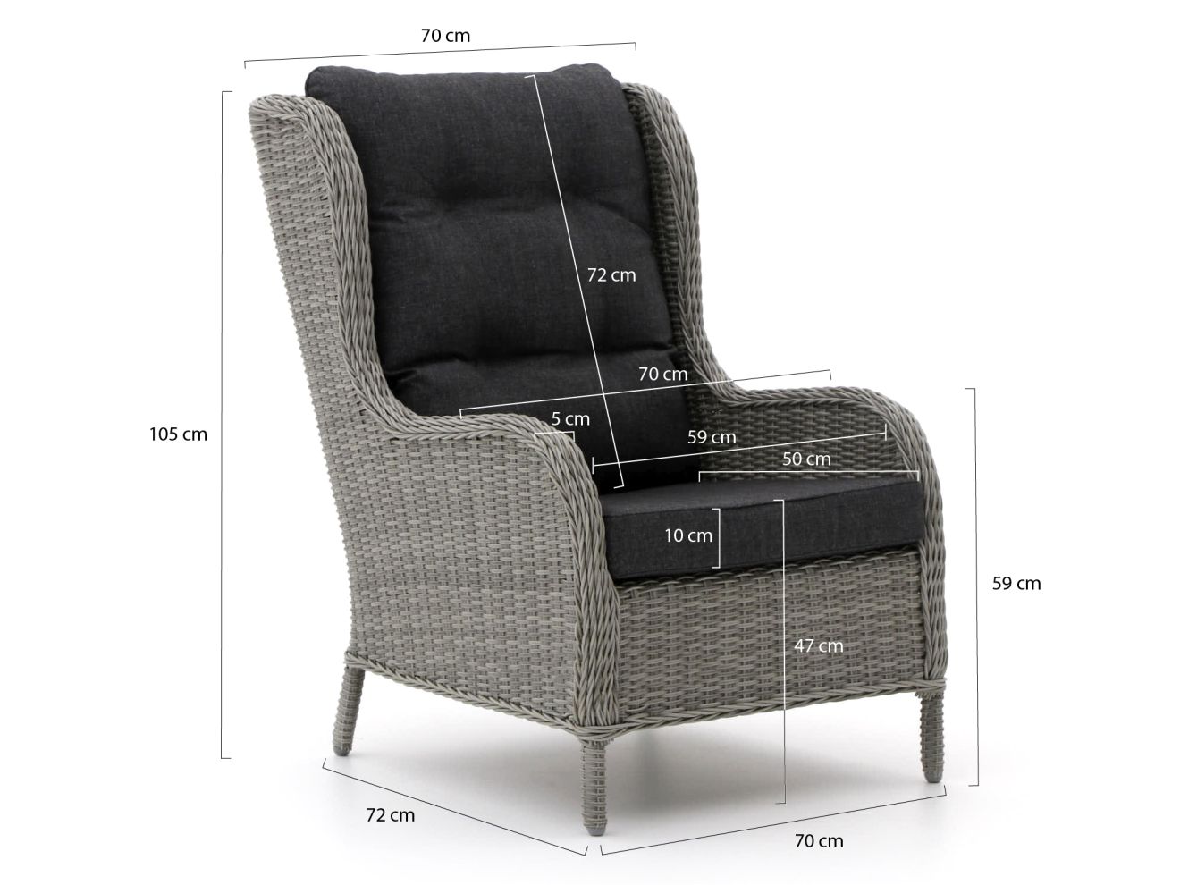 Intenso Gabri/ROUGH-S Balkonmöbel-Set Lounge 3-teilig günstig online kaufen