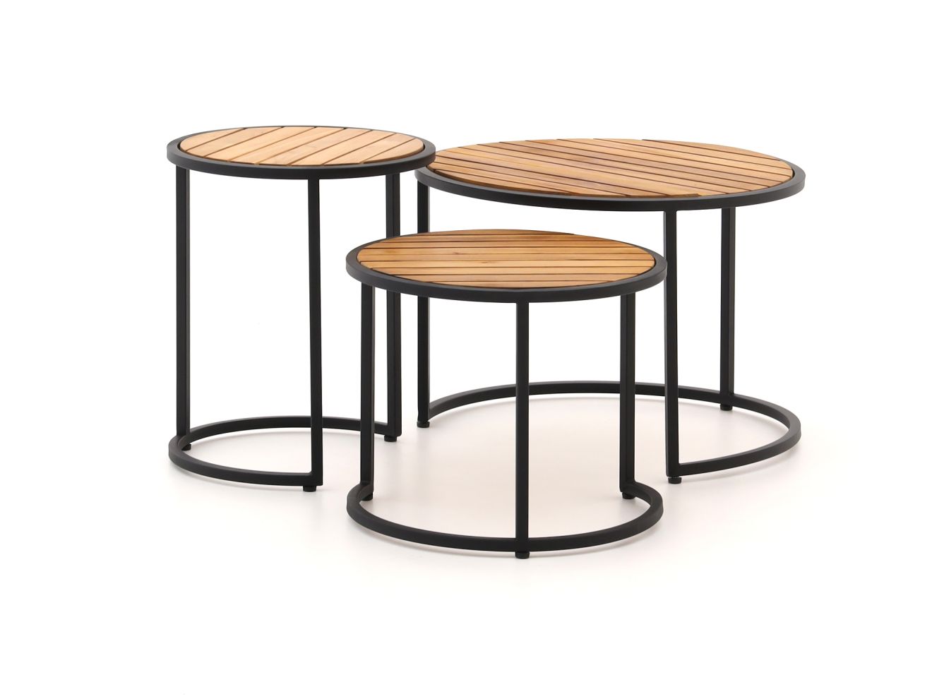 Forza Mosi Beistelltisch Outdoor 3-teilig Braun  Rabatt: 19 %