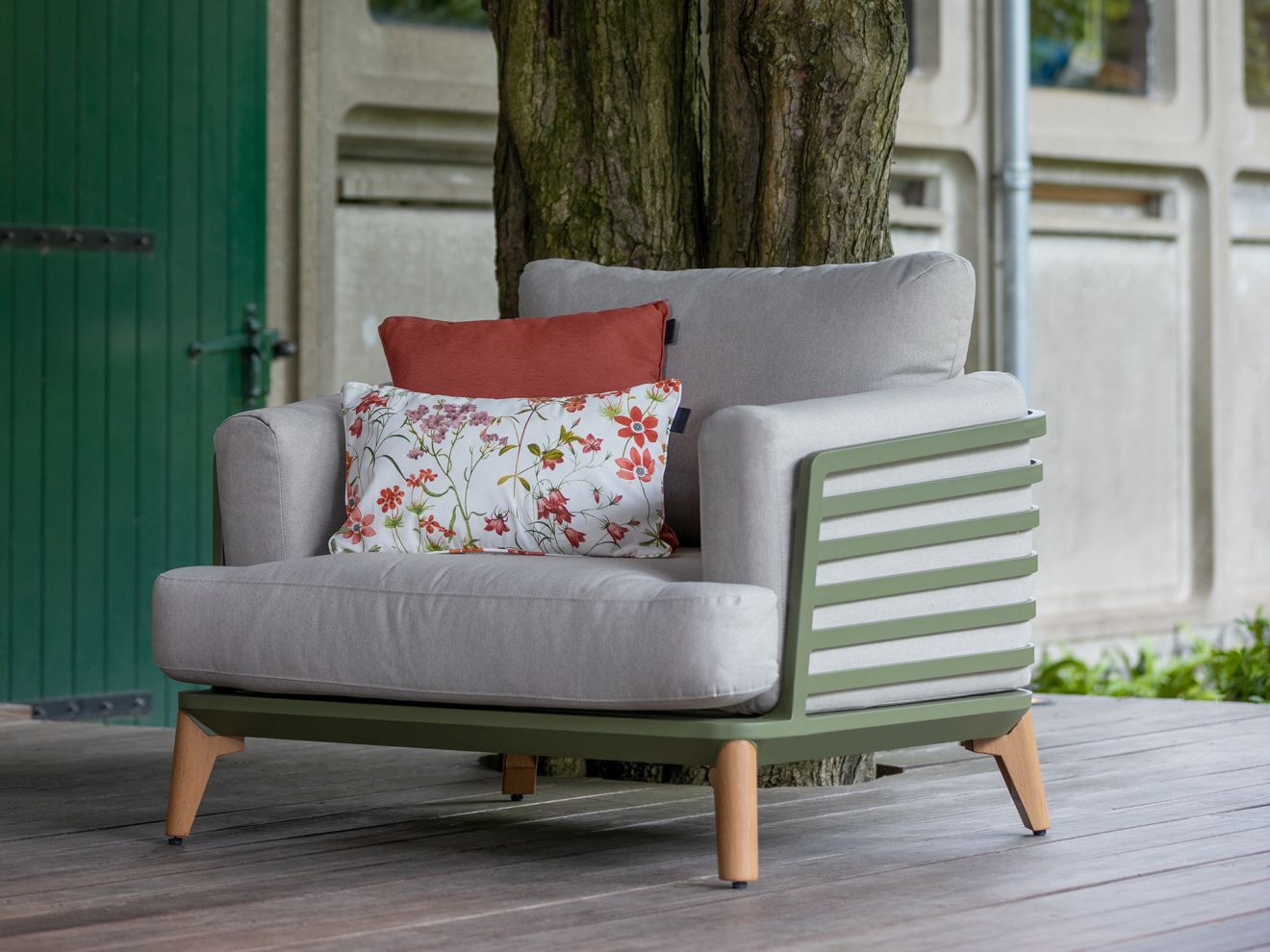 Bellagio Esenta Gartensessel Grün  Raba...