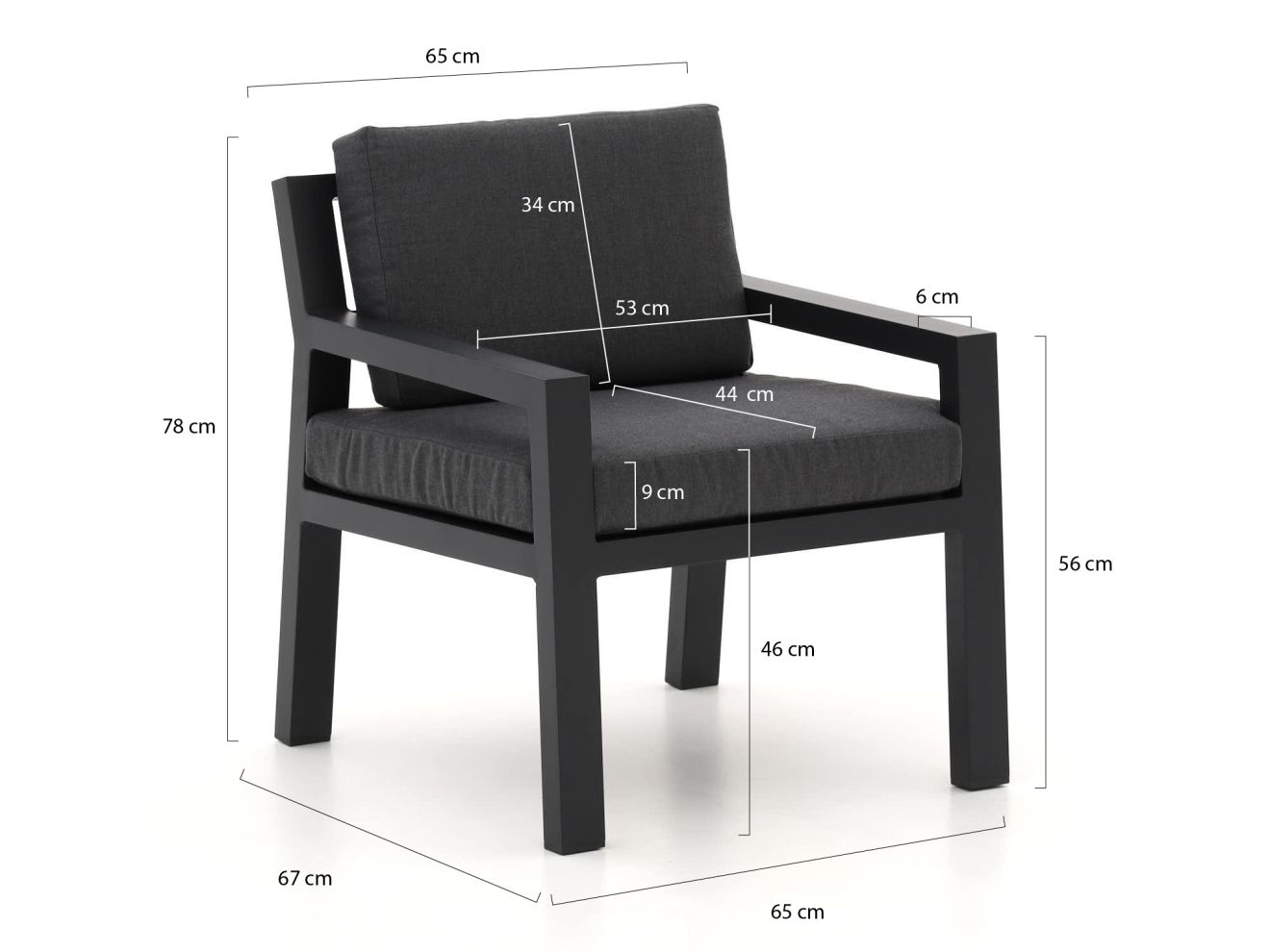 Bellagio Vinadio 255 cm Low Gartenmöbel-Set 7-teilig Grau  Rabatt: 35 %