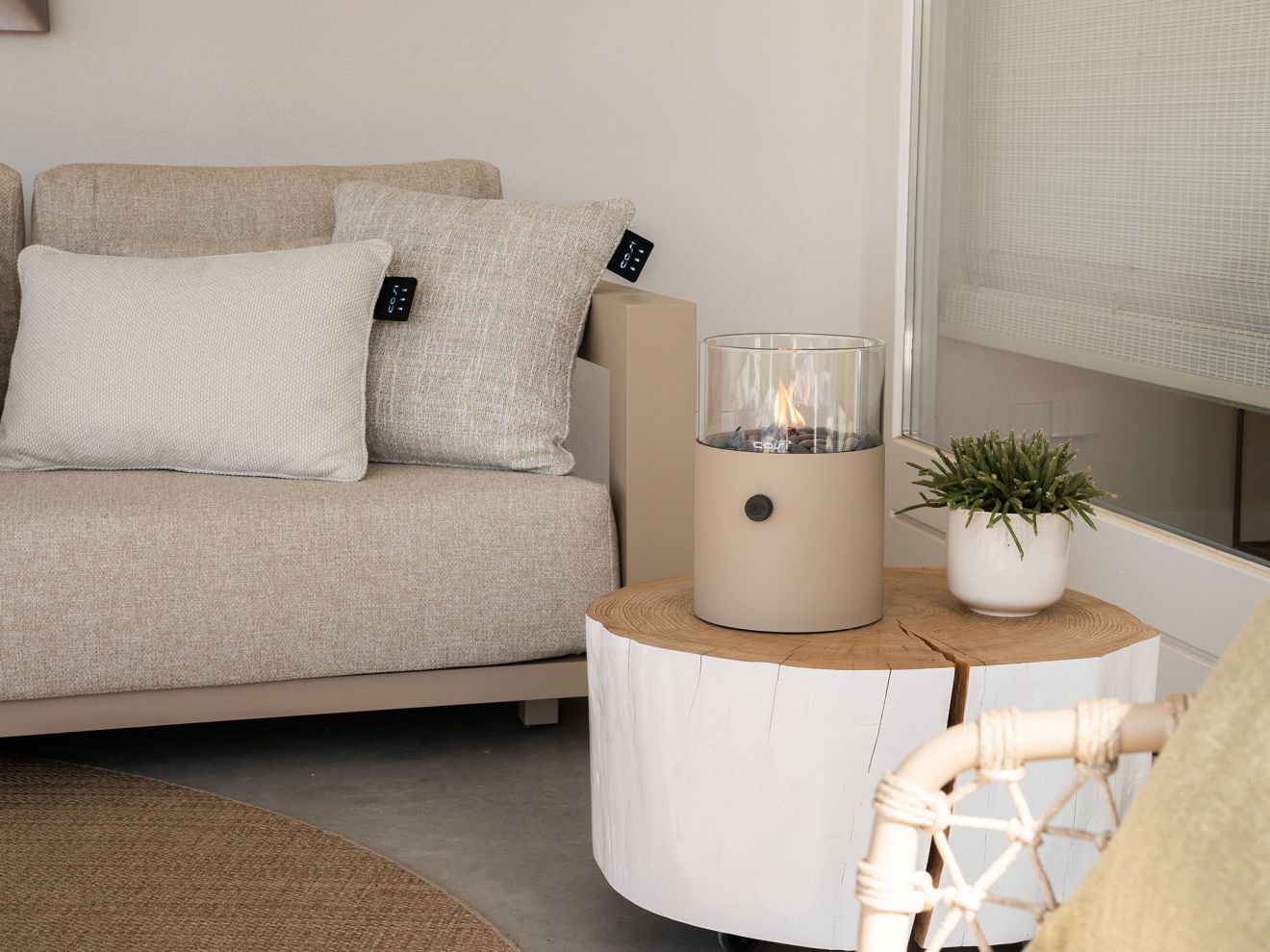 Cosiscoop XL Tischkamin ø 20 cm (h:30,5 cm) Taupe 20cm Rabatt: 9 % Cosiscoop XL Tischkamin ø 20 cm (h:30,5 cm) Taupe 20cm Rabatt: 9 %