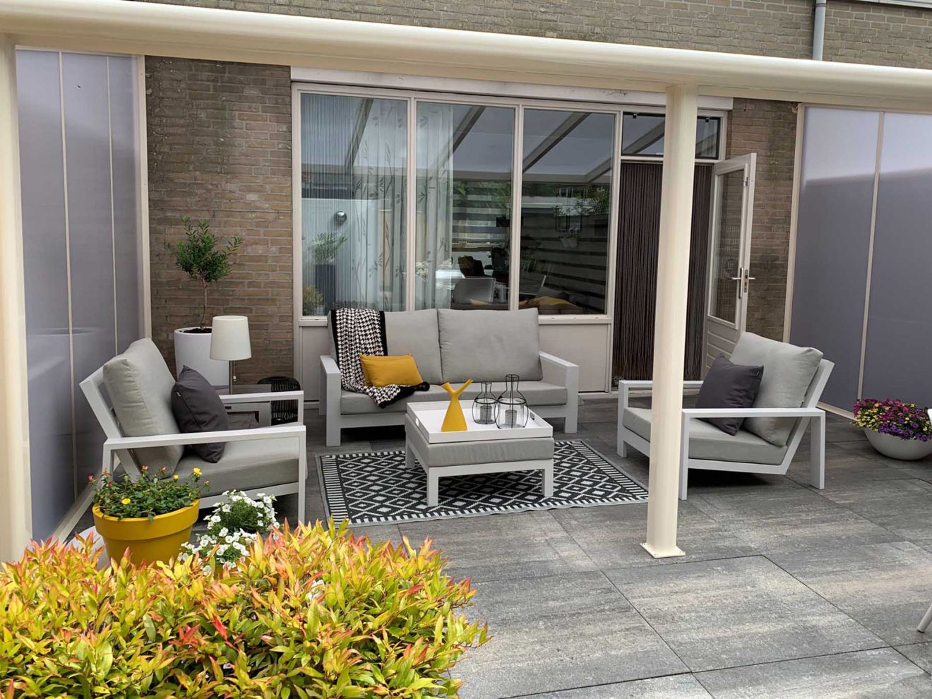 Bellagio Vezzano Lounge Gartenhocker 80x80 cm