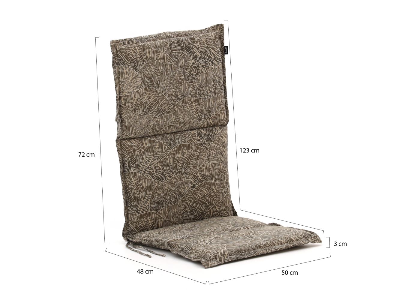 Hartman Fiber Auflage Hochlehner 123x50 cm Weiß 123x50cm Rabatt: 23 %