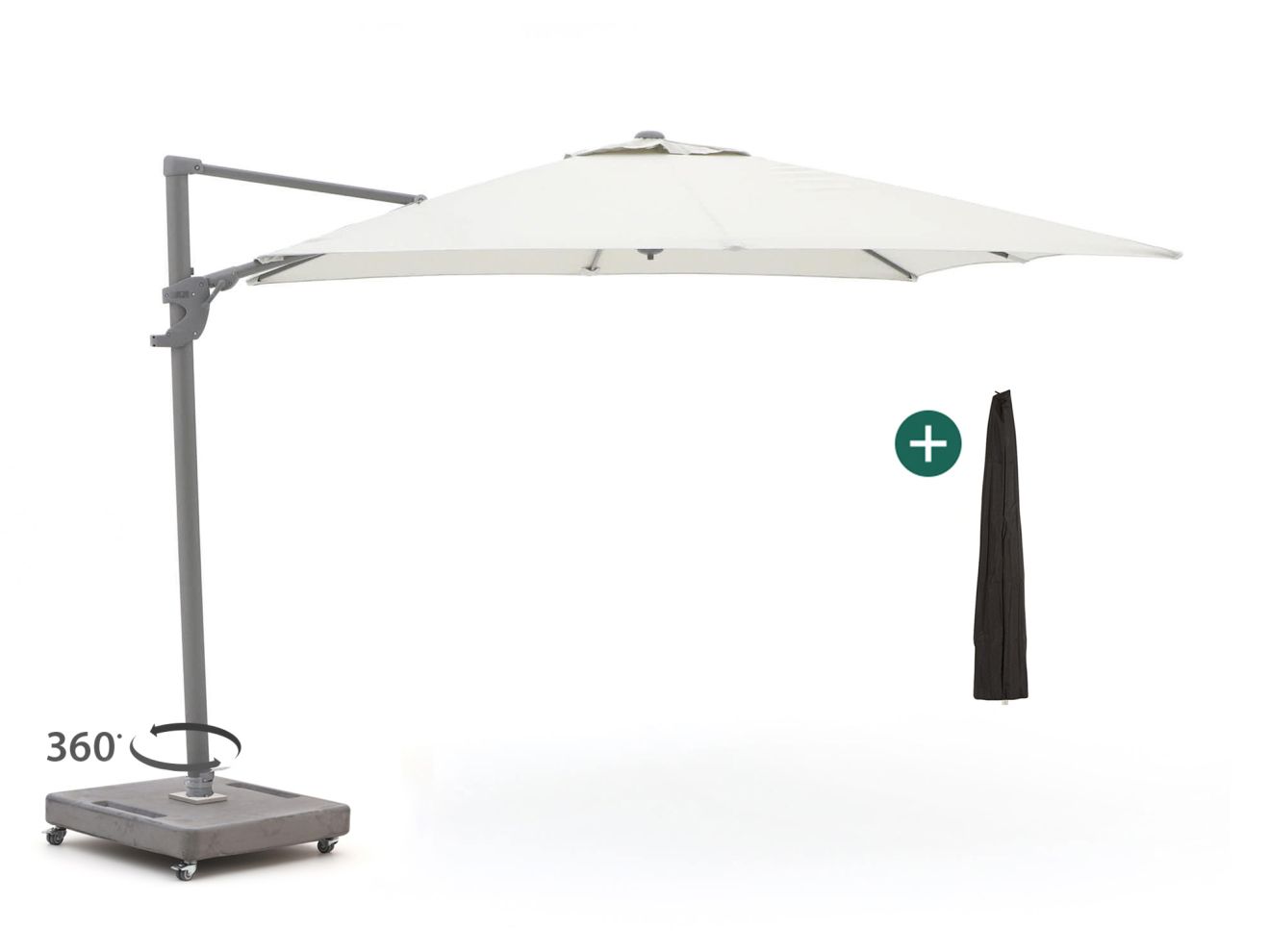 Shadowline Francisco Ampelschirm 300x300 cm günstig online kaufen