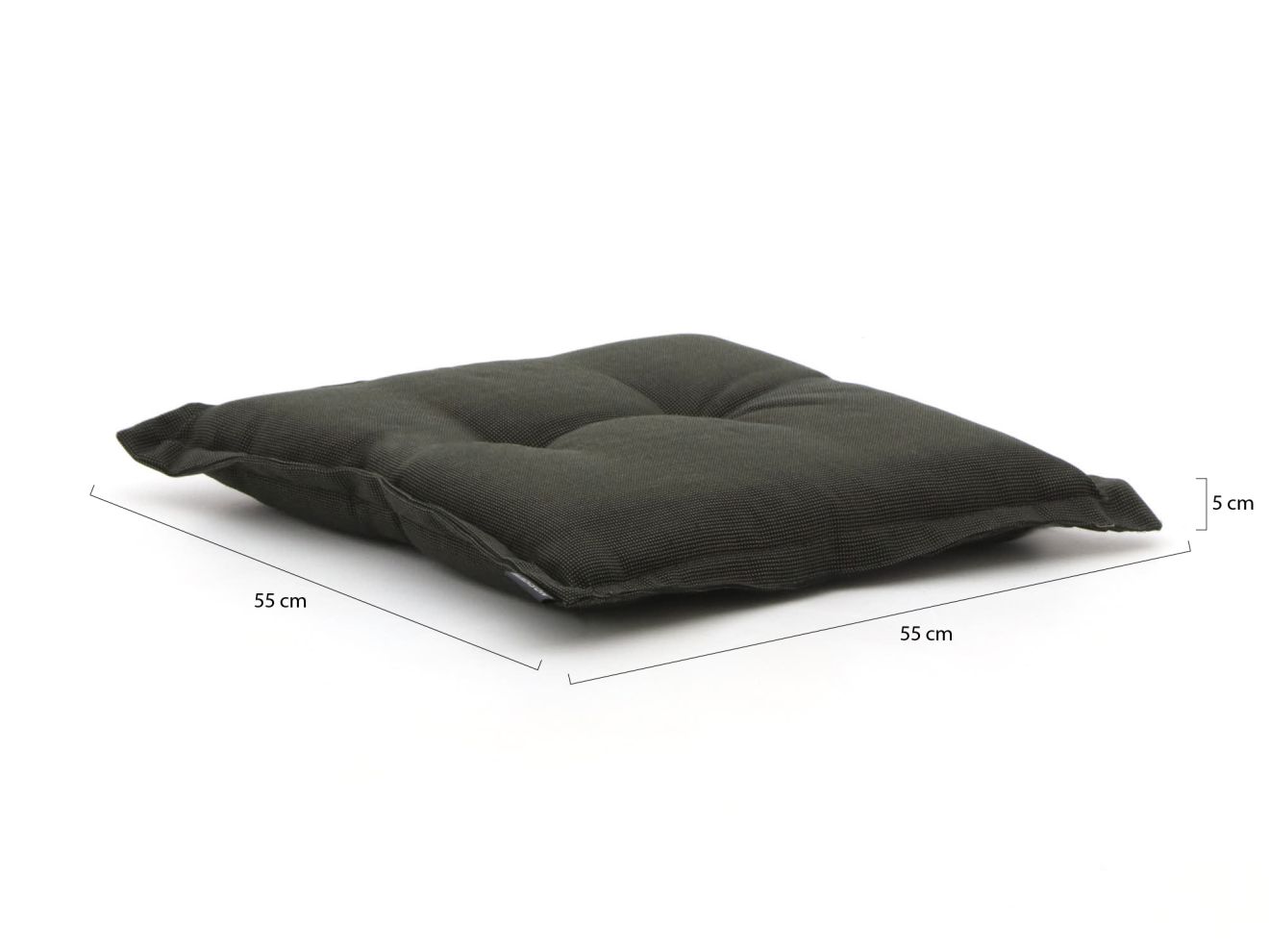 Madison Sitz/Hockerkissen 55x55 cm mit R... Madison Sitz/Hockerkissen 55x55 cm mit R...