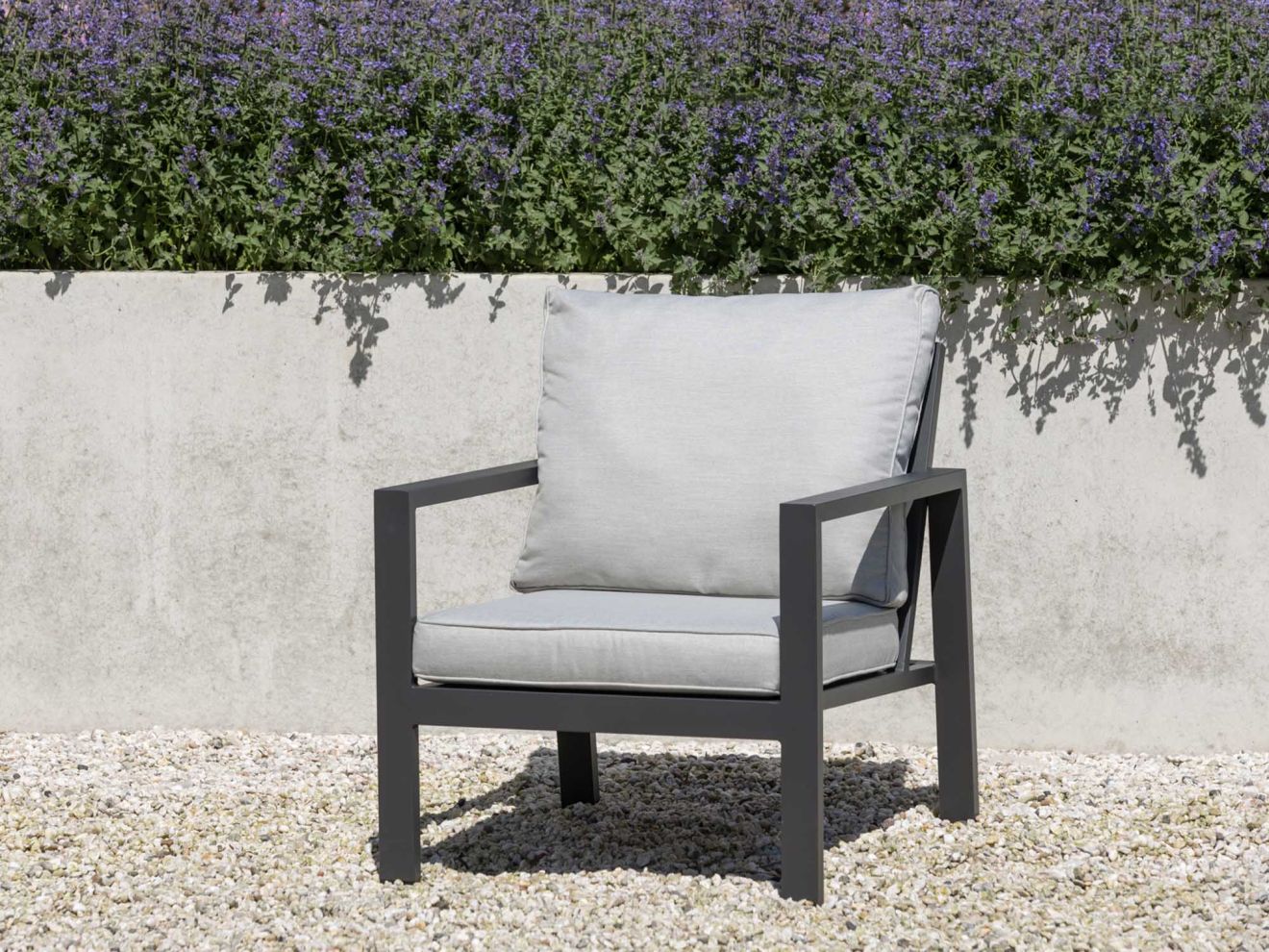 Manifesto Alzano Gartensessel Grau  Raba...