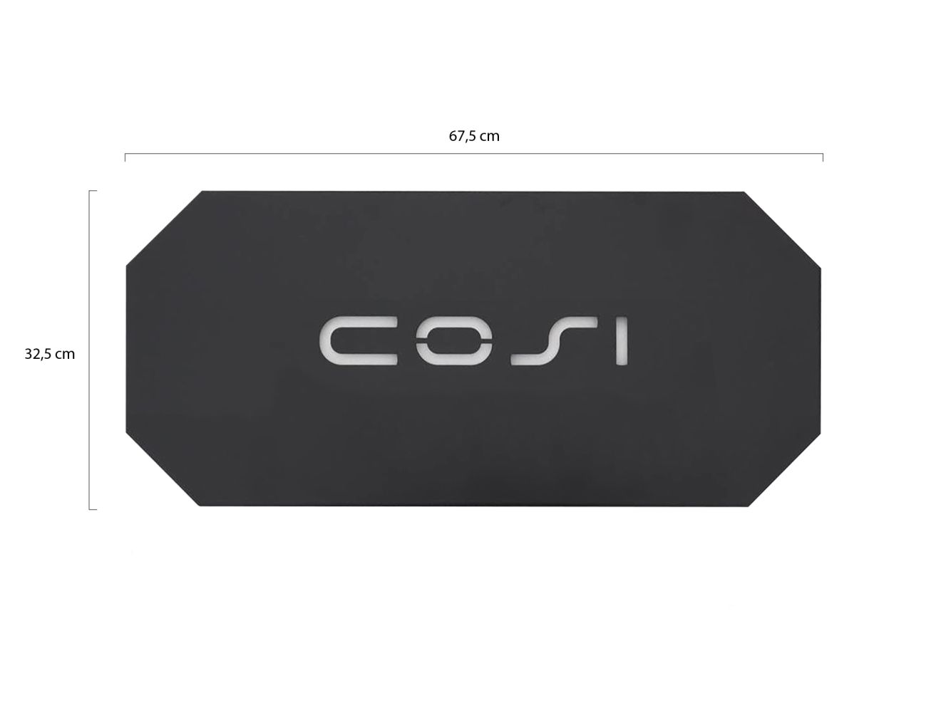 Cosi Abdeckung Straight Glas-Set günstig online kaufen