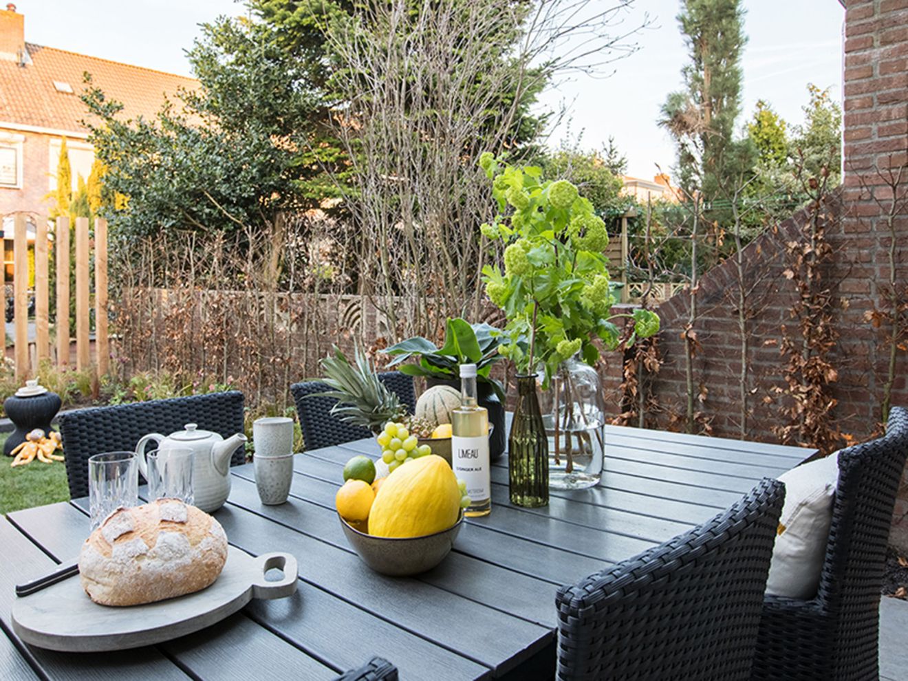 Forza Barga Gartenstuhl Schwarz  Rabatt: 22 %