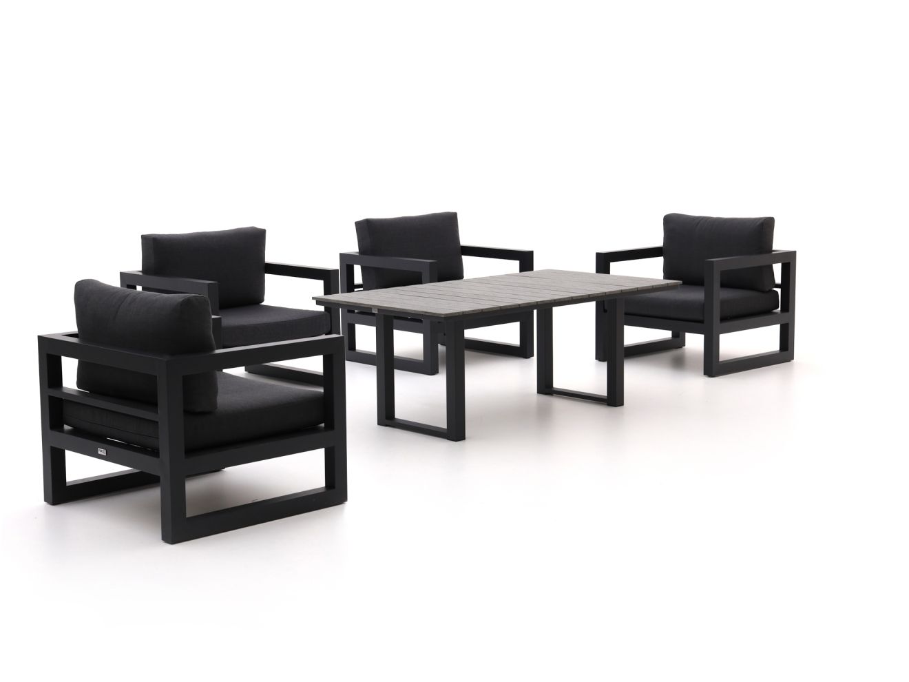 Forza Calleo/Fidenza 160 cm Sessel Lounge-Set 5-teilig Grau 160cm Rabatt: 33 %
