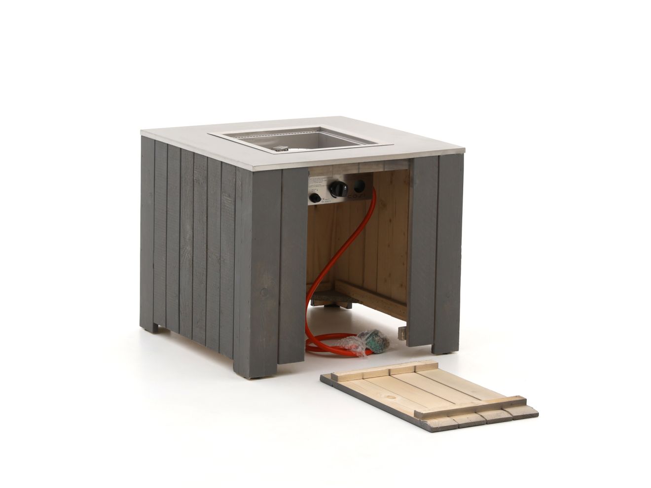 Cosicube Feuertisch 70x70x58 cm Grau  Rabatt: 15 %