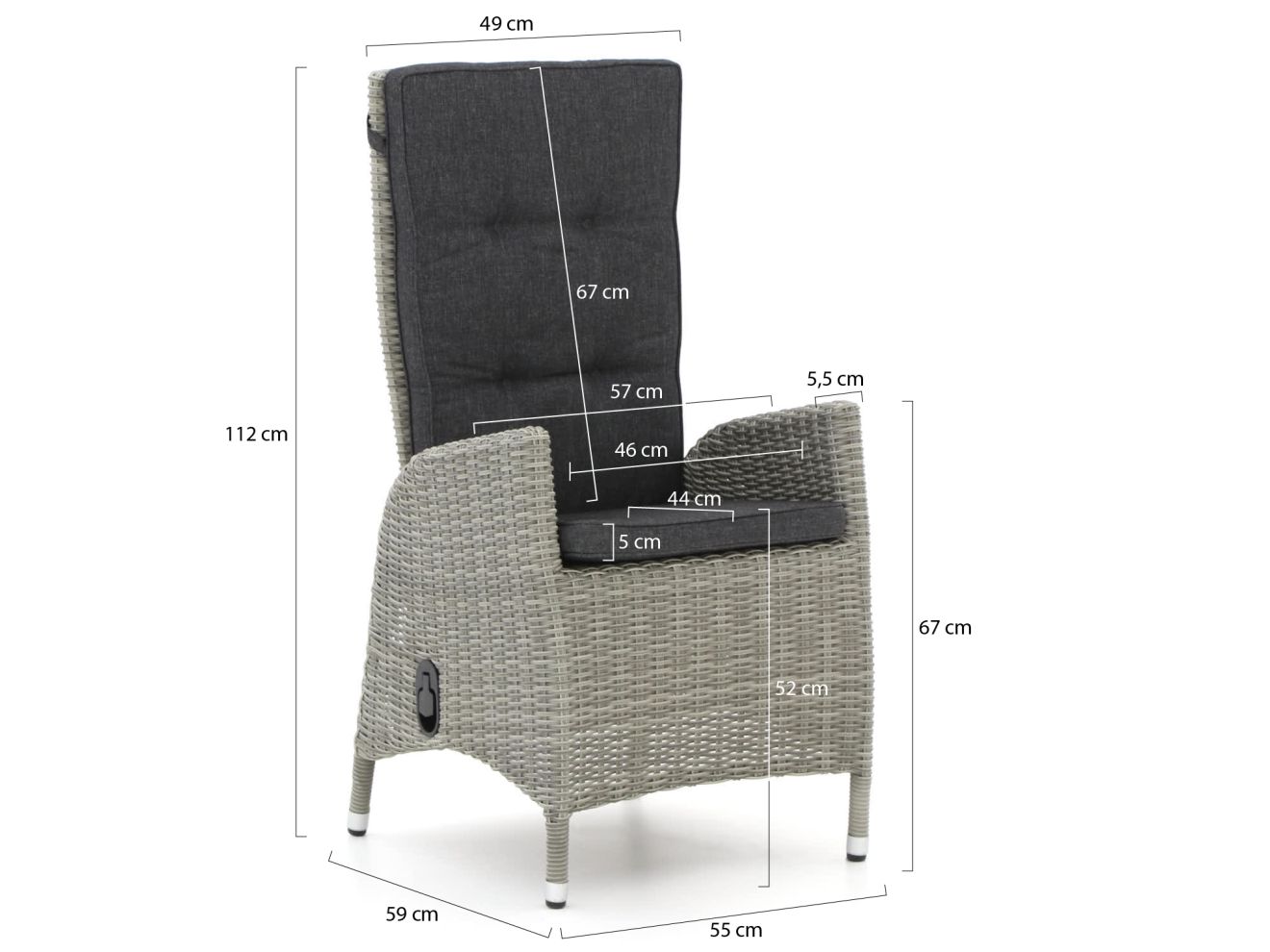 Intenso Fabrizi/ROUGH-S 220 cm Gartenmöbel-Set 7-teilig verstellbar günstig online kaufen