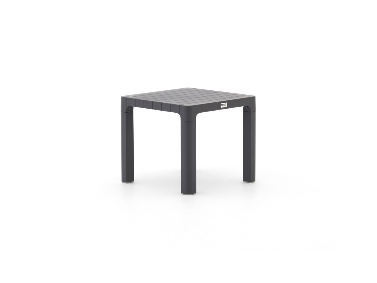 Forza Russi Beistelltisch Outdoor 45x45x40 cm Grau