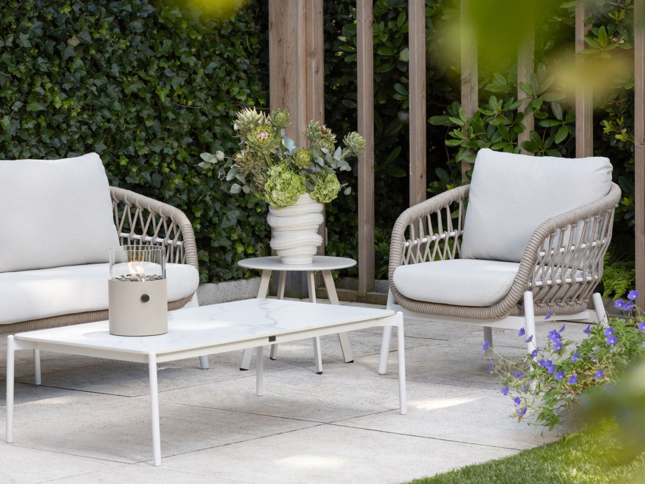 Bellagio Cupello loungetisch 130x70x40 cm Weiß  Rabatt: 21 %