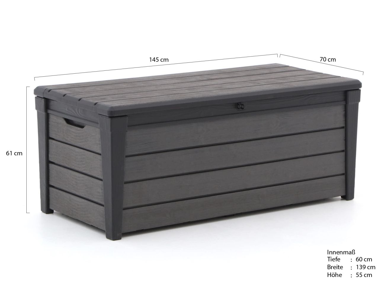 Keter Brushwood Gartenbox 145 cm günstig online kaufen