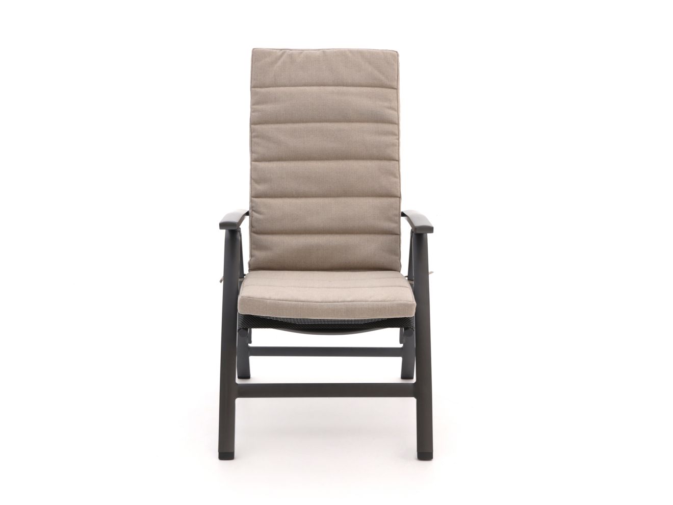 Auflage Hochlehner dünn 124x48 cm Taupe...