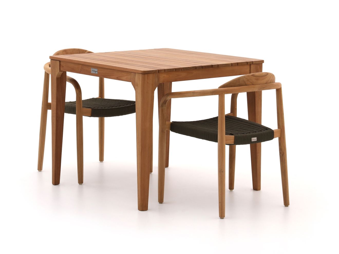 Bellagio Berbaro/Bruca 90 cm Gartenmöbel-Set  3-teilig Stapelbar günstig online kaufen