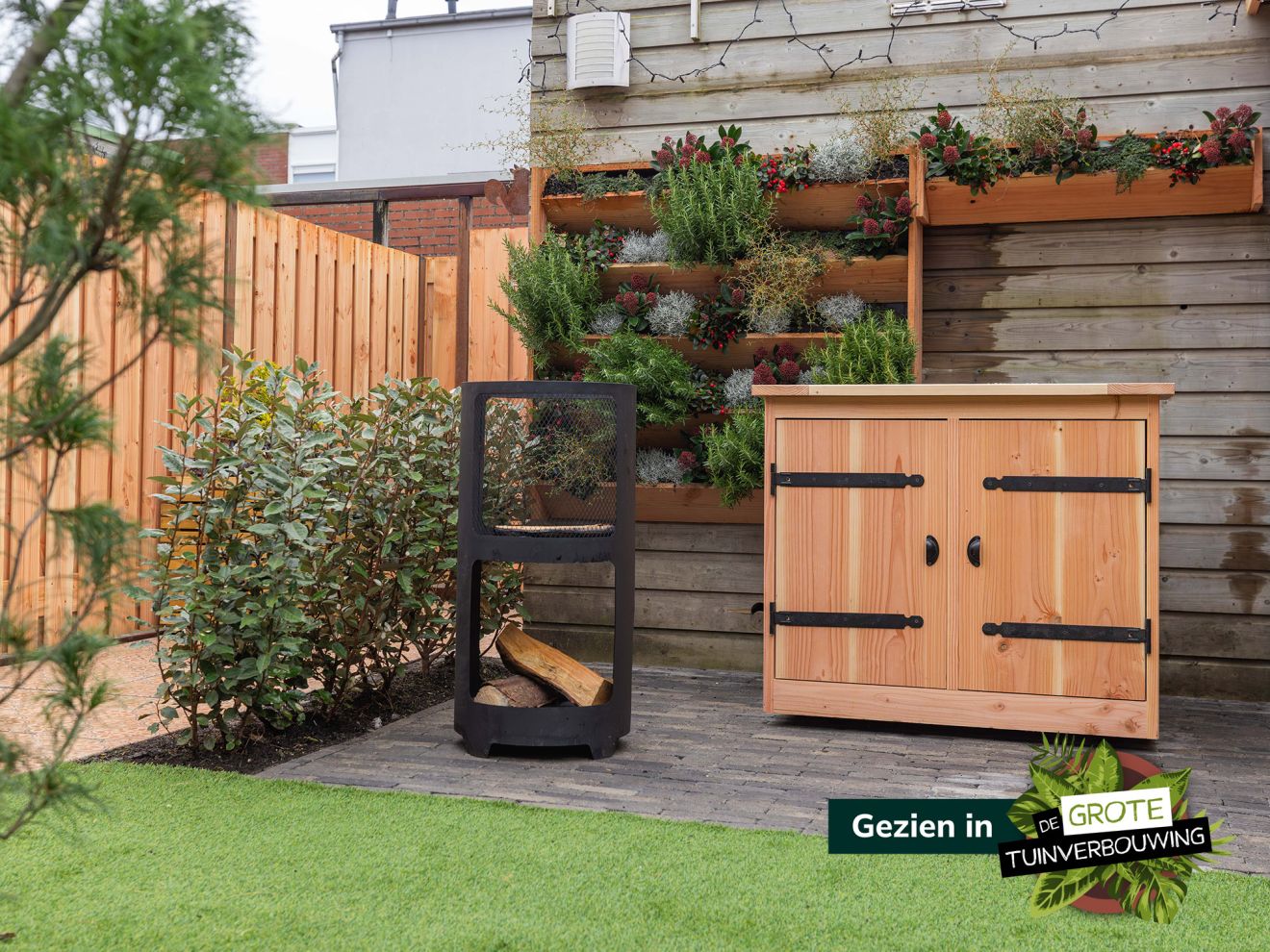 RedFire Buffalo Feuerkorb ø 43 cm Grau 43cm