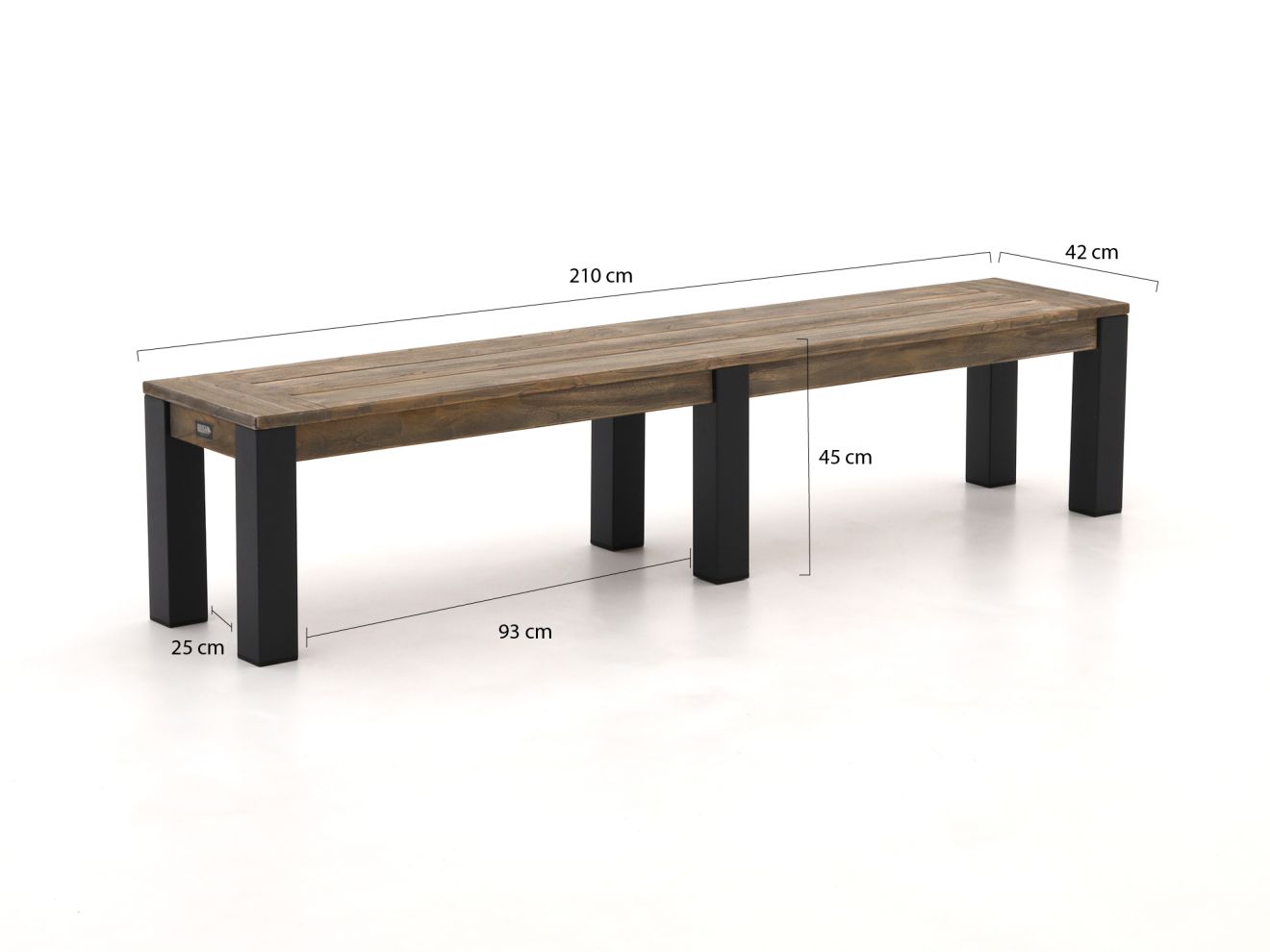 ROUGH-X Picknickbank 210x42x45 cm günstig online kaufen
