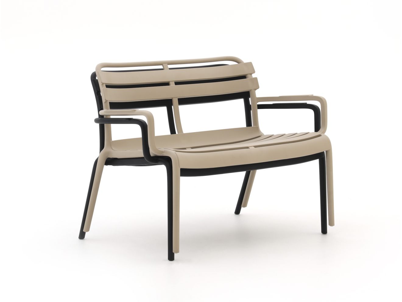 Forza Vico Gartensofa 115 cm stapelbar Taupe 115cm