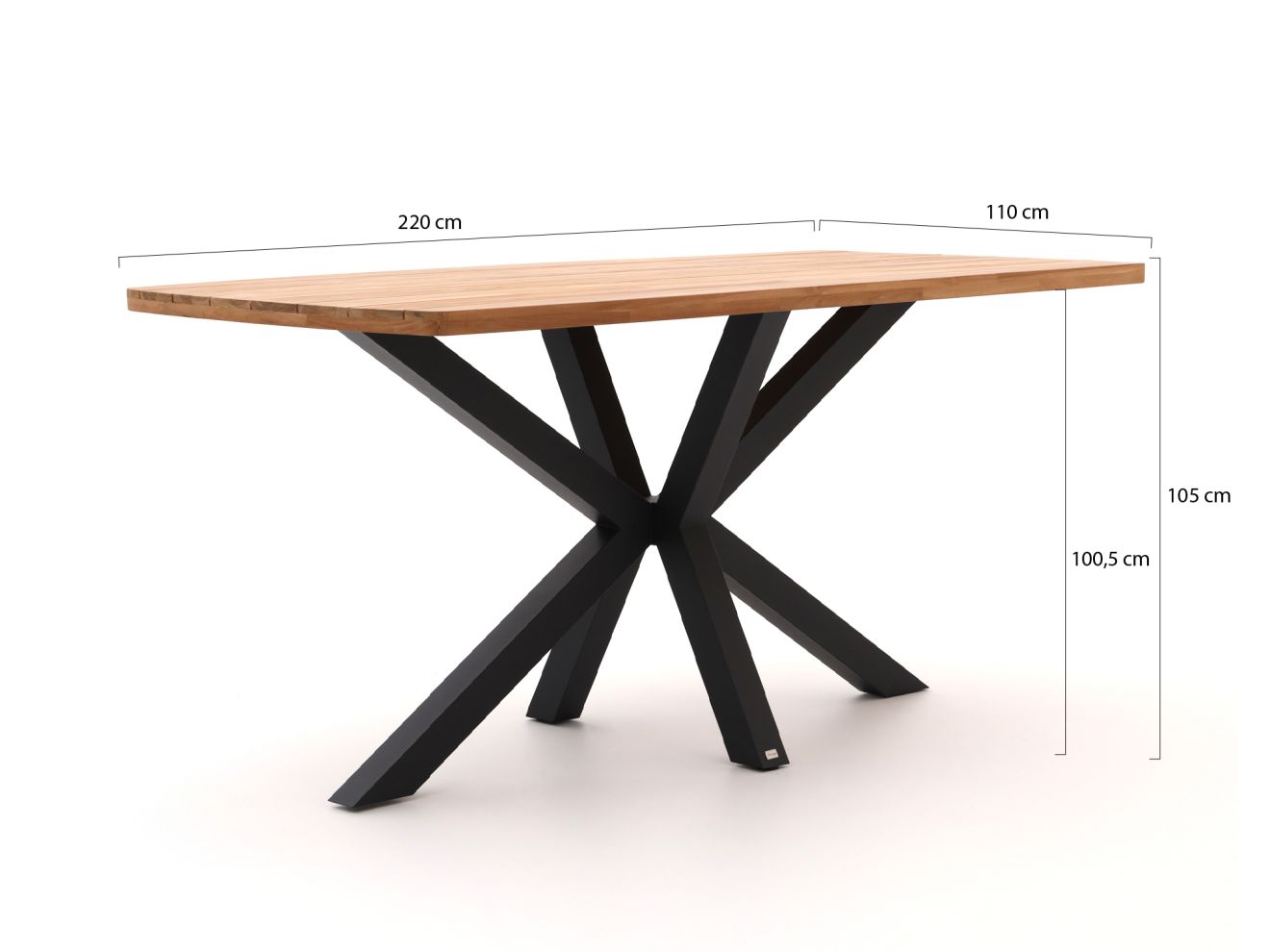 Bellagio Induno Dänisch oval Bartisch 220x110x105 cm günstig online kaufen