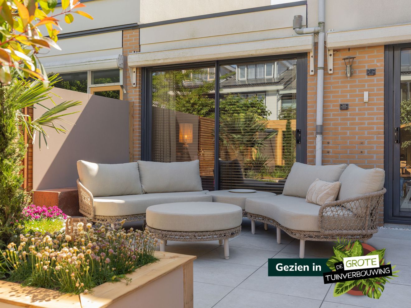 Intenso Nusco Ecklounge-Set 4-teilig Taupe 223x223cm Rabatt: 20 %