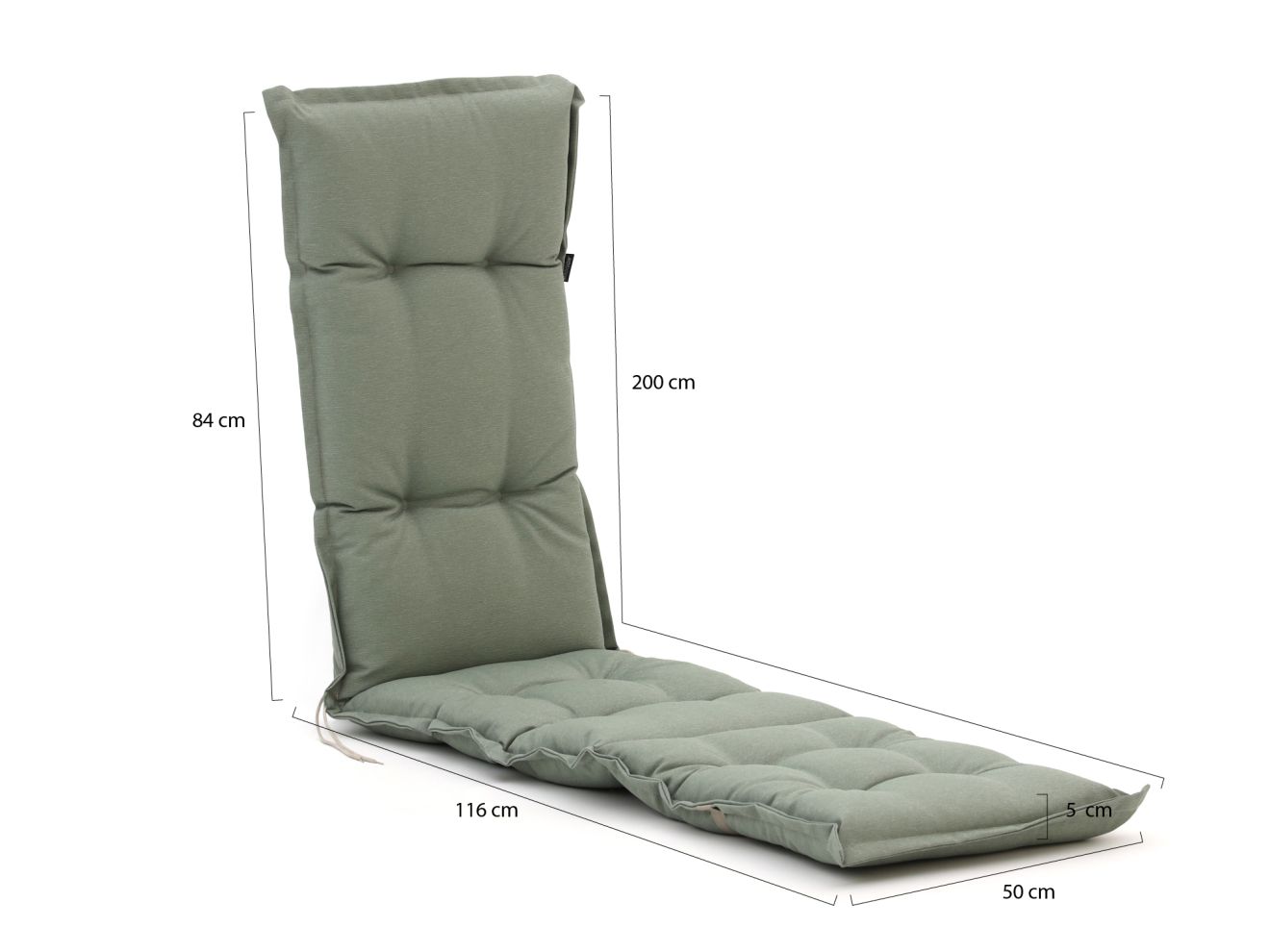 Madison Deckchairauflage 200x50 cm Grün 200x50cm Rabatt: 19 % Madison Deckchairauflage 200x50 cm Grün 200x50cm Rabatt: 19 %